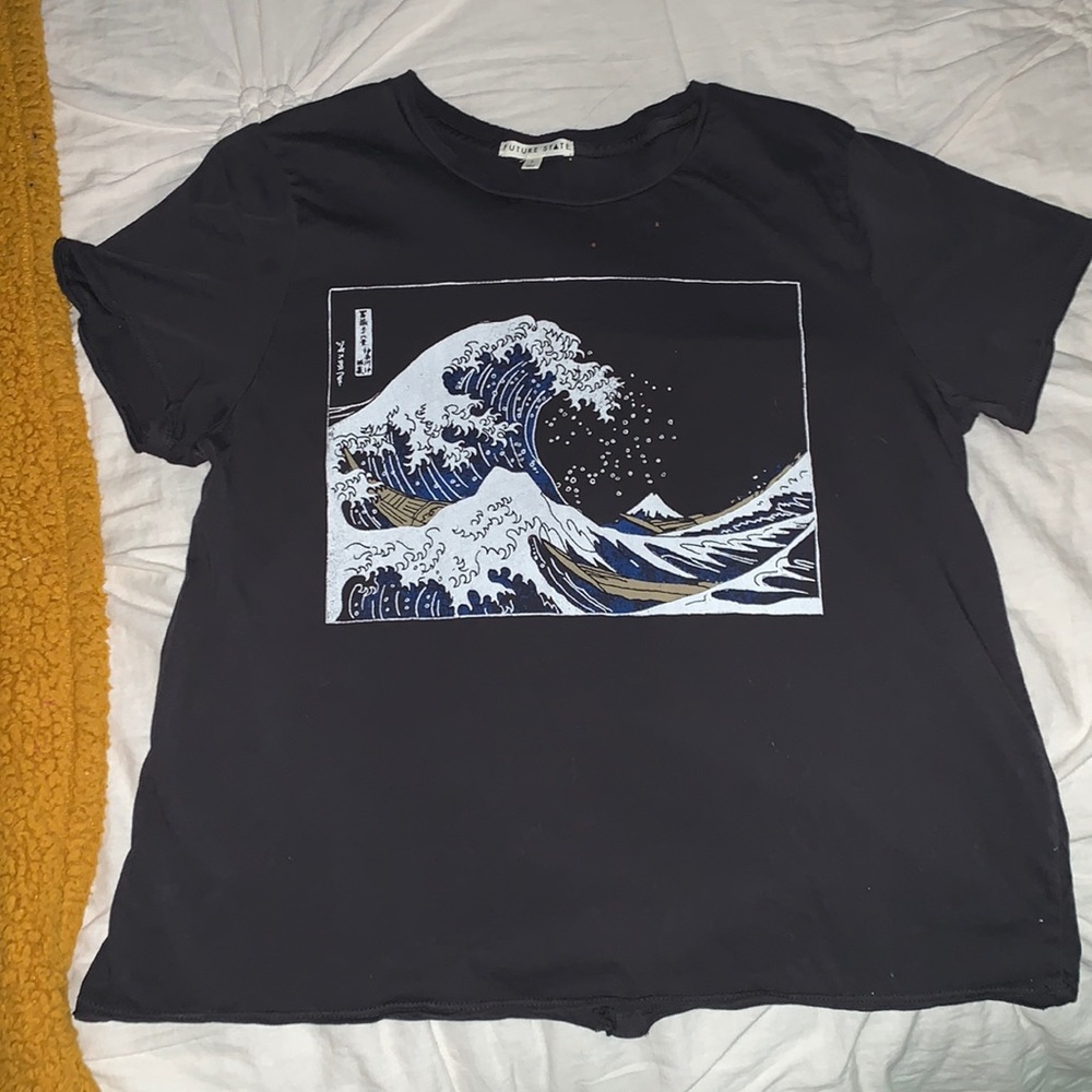 Urban Outfitters navy graphic t shirt